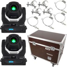 Stairville MH-x200 Bundle 2 pcs. + Case