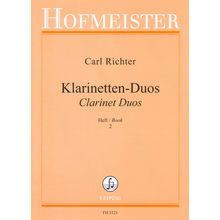 Friedrich Hofmeister Verlag Richter Clarinet Duos 2