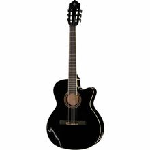 Harley Benton Santos Series C-40SCE BK