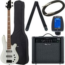 Harley Benton B-450 White Bundle 1
