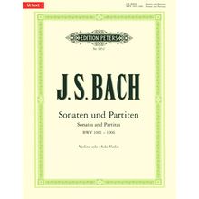 Edition Peters Bach Sonatas Partitas Violin