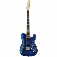 Harley Benton TE-90QM HH Trans Blue