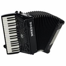 Hohner Bravo III 72 Black silent key