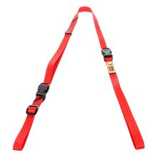 Uke Leash Half Strap Red-Orange Medium