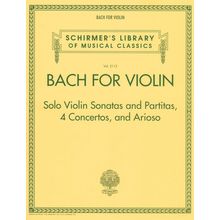 G. Schirmer Bach For Violin
