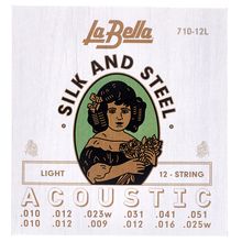 La Bella 710-12L Silk & Steel L