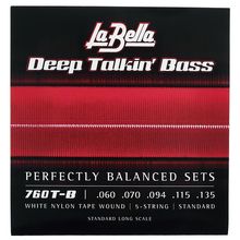 La Bella 760T-B White Nylon Tape MED