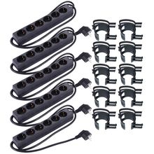 Stairville Snap black 10 pcs Bundle 6-way
