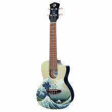 Luna Guitars Ukulele Great Wave Concert