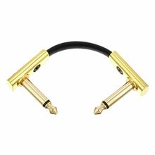 Rockboard Flat Patch Cable Gold 5 cm