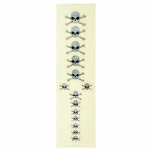 Jockomo Skull Sticker White Pearl