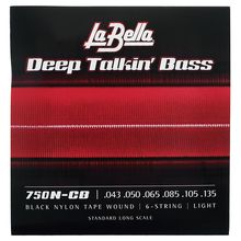 La Bella 750N-CB Black Nylon Tape