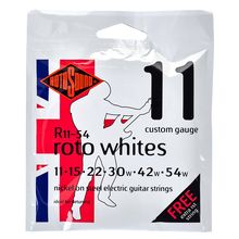 Rotosound Whites 11-54 Nickel Strings