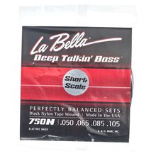 La Bella 750N-S Black Nylon Tape