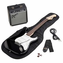 Fender SQ Strat Pack SSS BLK GB