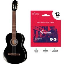 Thomann Class. 4/4 Guitar Black Bundle