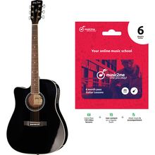 Harley Benton D-120CE-LH BK Bundle