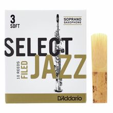 DAddario Woodwinds Select Jazz Filed Soprano 3S
