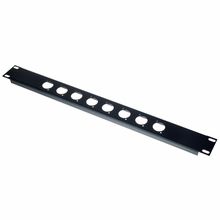 Flyht Pro Rack Panel 1U 8x XLR D-Format
