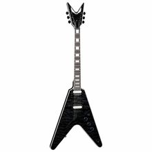 Dean Guitars V Select Quilt Top Trans Black