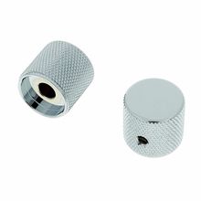 Allparts Metal Barrel Knobs Chrome