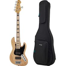 Harley Benton Enhanced MJ-5MN Natural Bundle