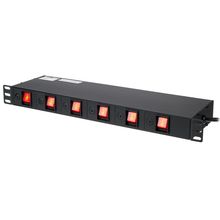 Showtec Socketstrip 19" 1U