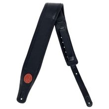 Levys Pad. Garm. Leather Strap 3" BK