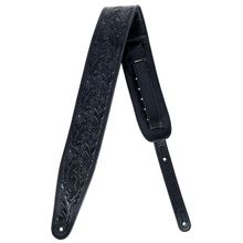 Levys Veg-Tan Leather Strap 3" BK