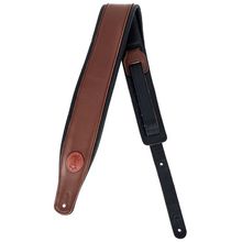 Levys Pad. Garm. Leather Strap 3"BRN