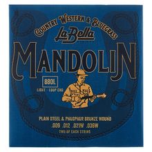 La Bella 880L Mandolin Ph.Br. Light