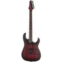 Harley Benton Amarok-6 BKRD Quilted Burst