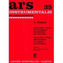 Sikorski Musikverlage Rossini Introduction Clarinet