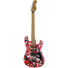 Evh Frankie Striped MN Relic R/W/B