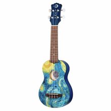 Luna Guitars Uke Starry Night Soprano