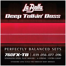 La Bella 760FX-TB Flatwound String Set