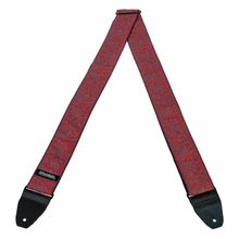 Dunlop Jacquard Strap - Paisley Red