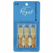 DAddario Woodwinds Royal Bb- Clar 2.0 - 3-Pack