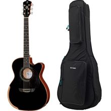 Harley Benton CLC-650SM-CE BK Solid W Bundle