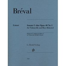 Henle Verlag Bréval Sonate C-Dur Cello