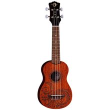 Luna Guitars Uke Tattoo Mahogany Soprano