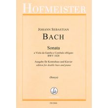 Friedrich Hofmeister Verlag Bach Sonata BWV1028 Kontrabass