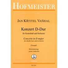 Friedrich Hofmeister Verlag Vanhal Concert D-Dur Kontrabas
