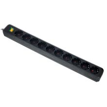 Brennenstuhl Eco-L 10 Way Split Sw 3m BK