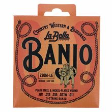 La Bella 5-String Banjo Medium