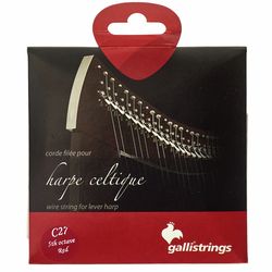 Strings for lever harps