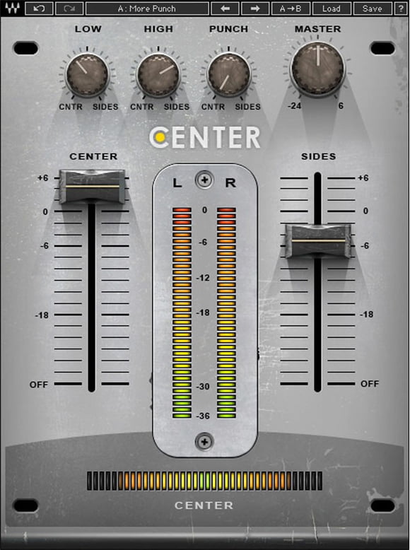 Waves Center - Stereoprozessor-Plug-in