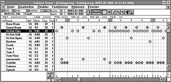 Cubase Drumeditor Cubase Drumeditor