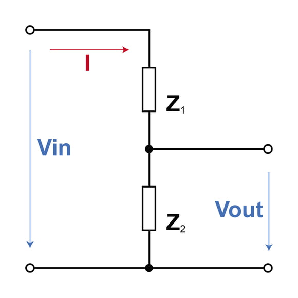 Function of the voltage divider