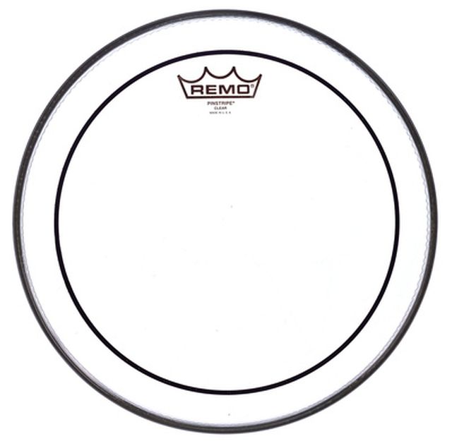 Remo 12" Pinstripe clear